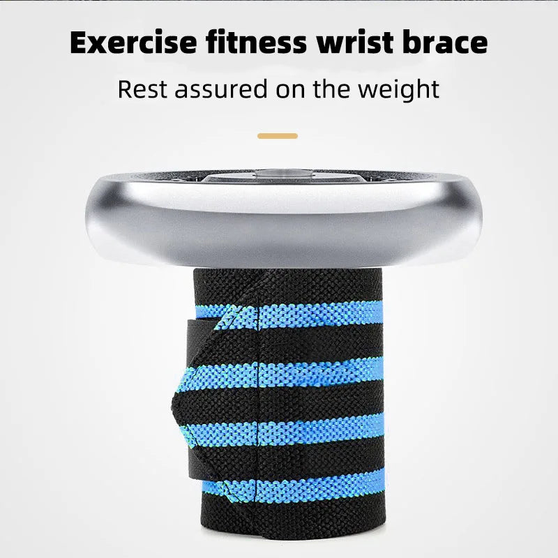 2 PCS Outdoor Fitness Wristband Wrist Support Weight Lifting Gym Training Wrist Support Brace Straps Wraps Crossfit Powerlifting