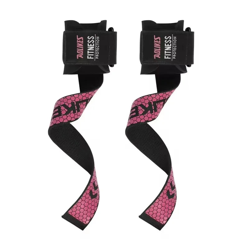 Weightlifting Wrist Straps Strength Training Adjustable Non-Slip Gym Fitness Lifting Strap Wrist Support Grip Band