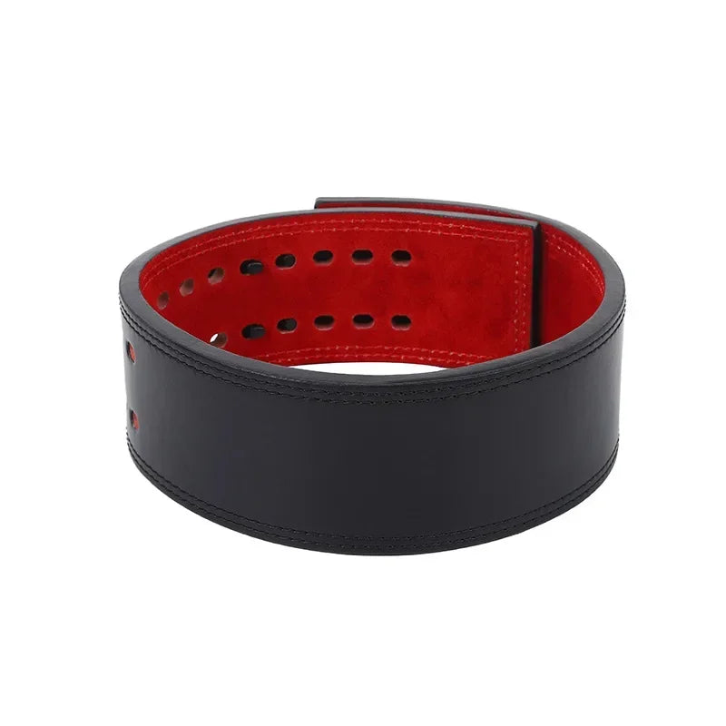 Cowhide Belt Fitness Powerlifting Weightlifting Belts Deadlift Squats Waist Protection Crossfit Strength Training Back Support
