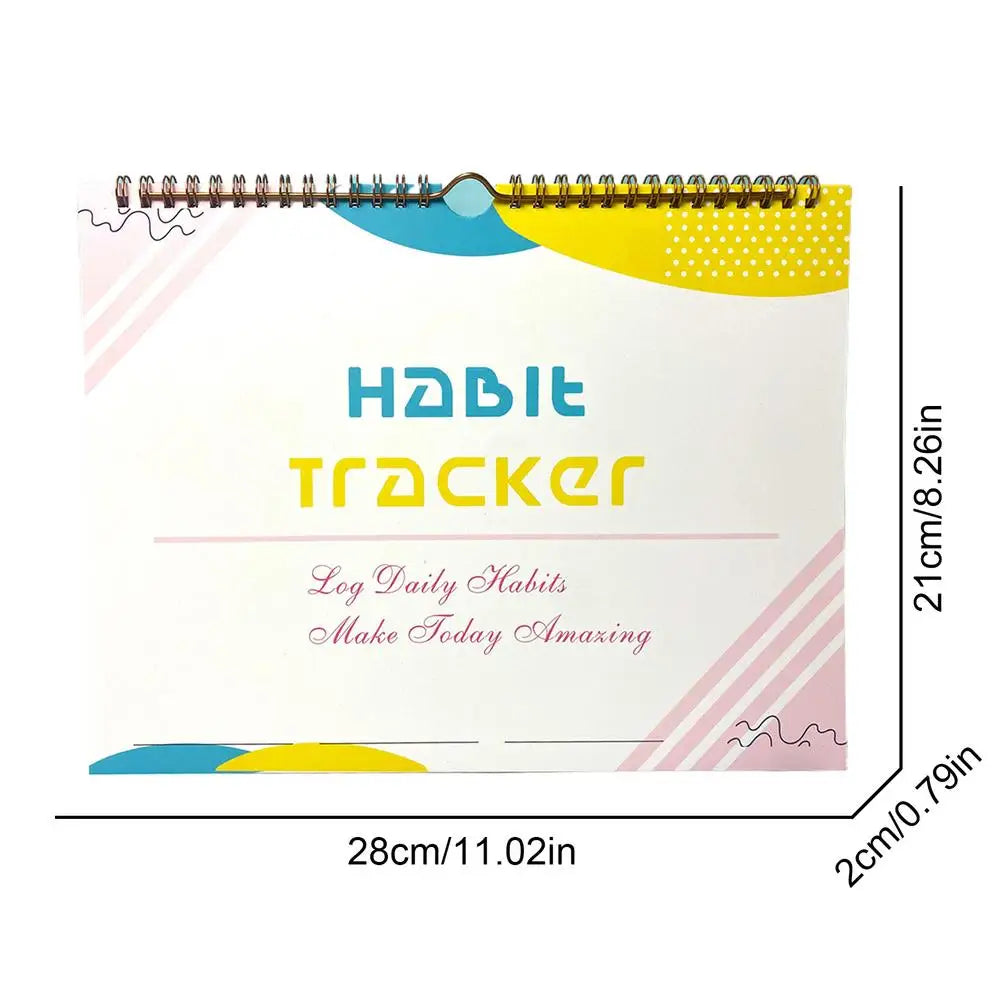 Motivational Habit Tracker Journal Weekly Chore Chart for Adults Undated Habit Tracker Planner for Health Fitness & Finance