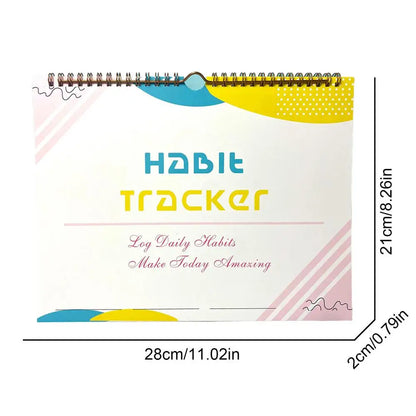 Motivational Habit Tracker Journal Weekly Chore Chart for Adults Undated Habit Tracker Planner for Health Fitness & Finance