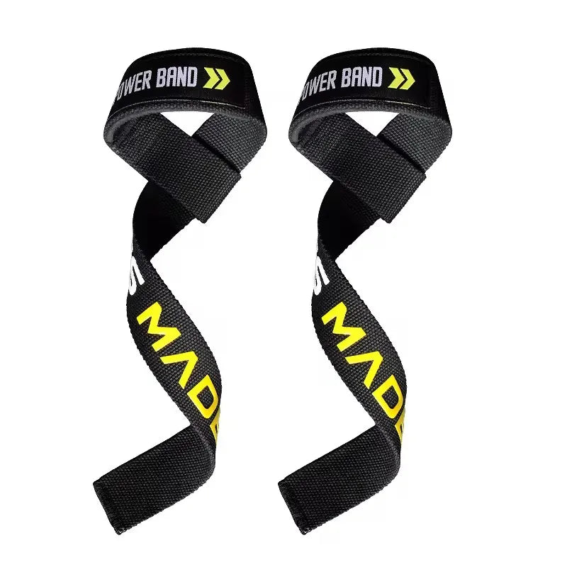 Weightlifting Wrist Straps Strength Training Adjustable Non-Slip Gym Fitness Lifting Strap Wrist Support Grip Band