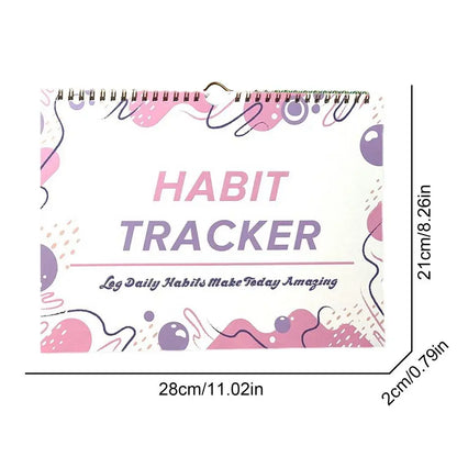 Motivational Habit Tracker Journal Weekly Chore Chart for Adults Undated Habit Tracker Planner for Health Fitness & Finance