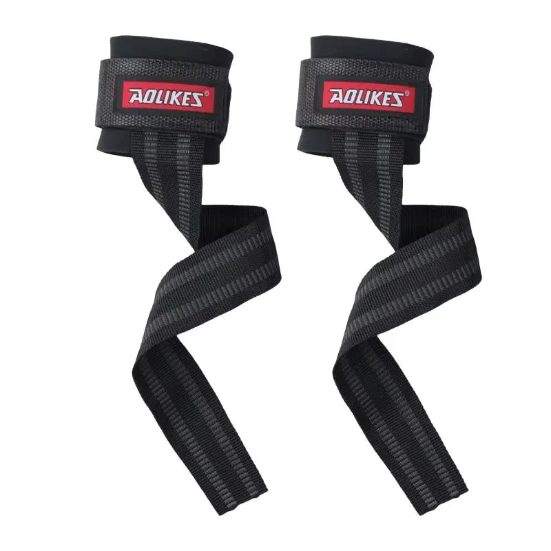 Weightlifting Wrist Straps Strength Training Adjustable Non-Slip Gym Fitness Lifting Strap Wrist Support Grip Band