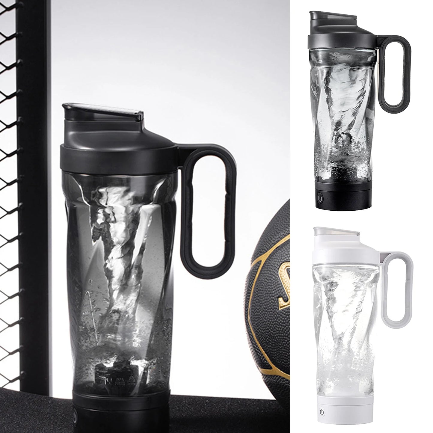 1000Ml Travel Electric Protein Powder Mixing Cup Automatic Shaker Sport Water Bottle Drinking Mixer Shake Cups with Scale