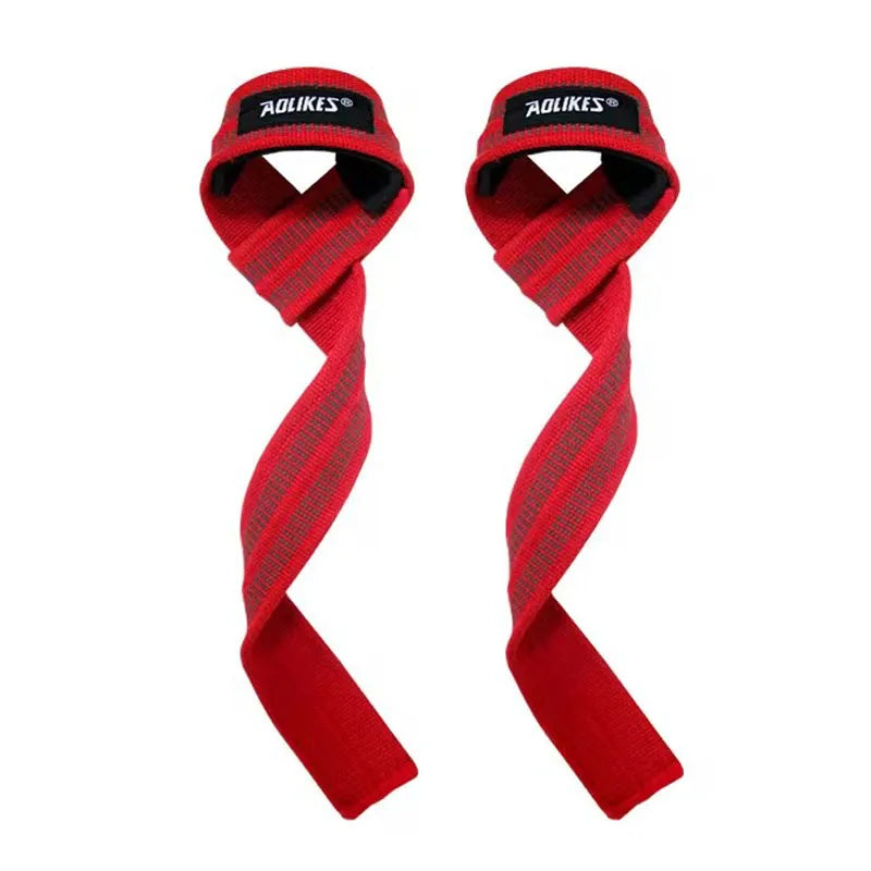 Weightlifting Wrist Straps Strength Training Adjustable Non-Slip Gym Fitness Lifting Strap Wrist Support Grip Band