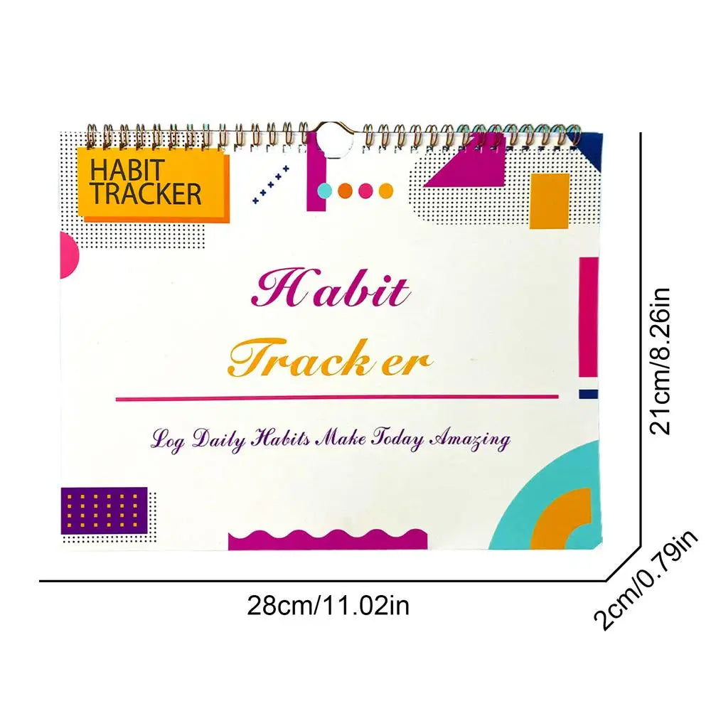 Motivational Habit Tracker Journal Weekly Chore Chart for Adults Undated Habit Tracker Planner for Health Fitness & Finance