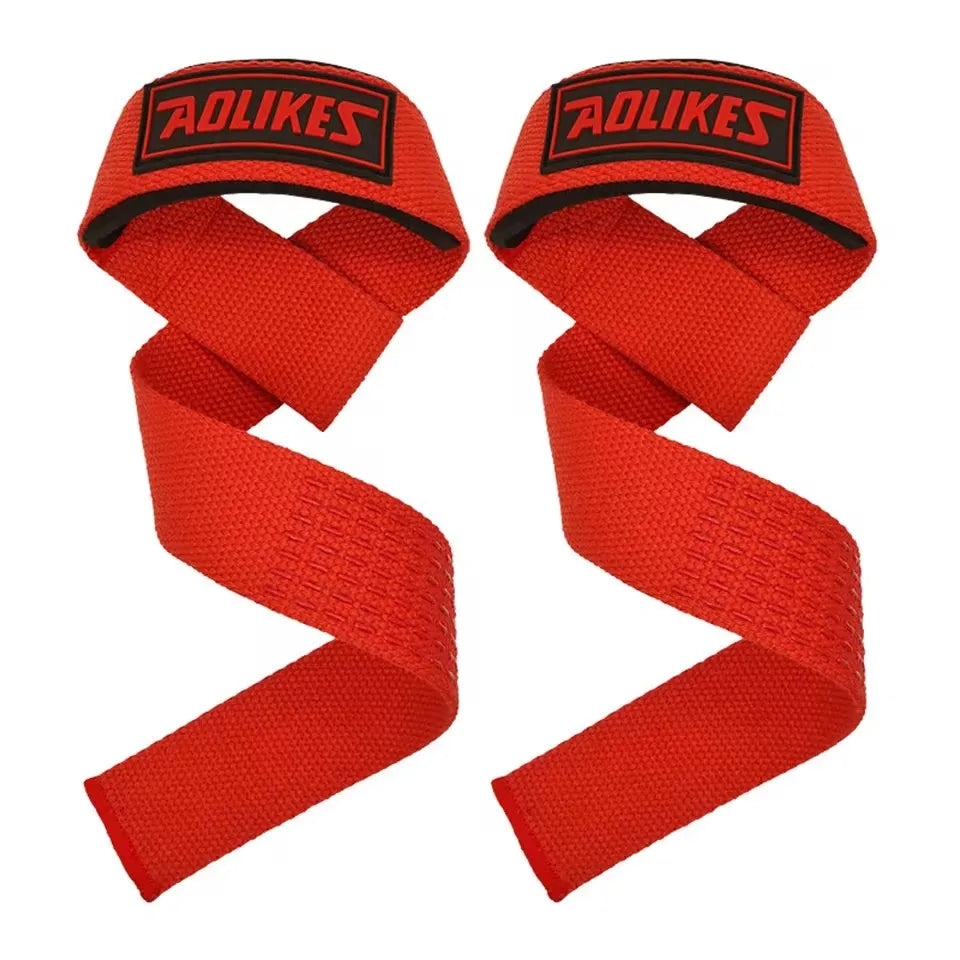 Weightlifting Wrist Straps Strength Training Adjustable Non-Slip Gym Fitness Lifting Strap Wrist Support Grip Band