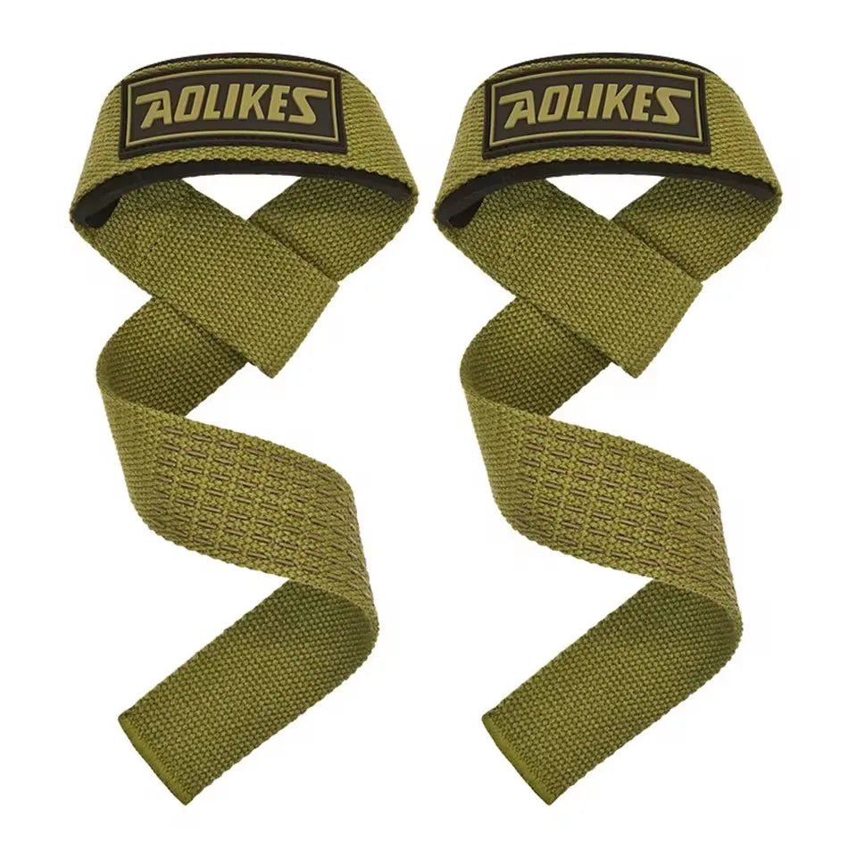 Weightlifting Wrist Straps Strength Training Adjustable Non-Slip Gym Fitness Lifting Strap Wrist Support Grip Band