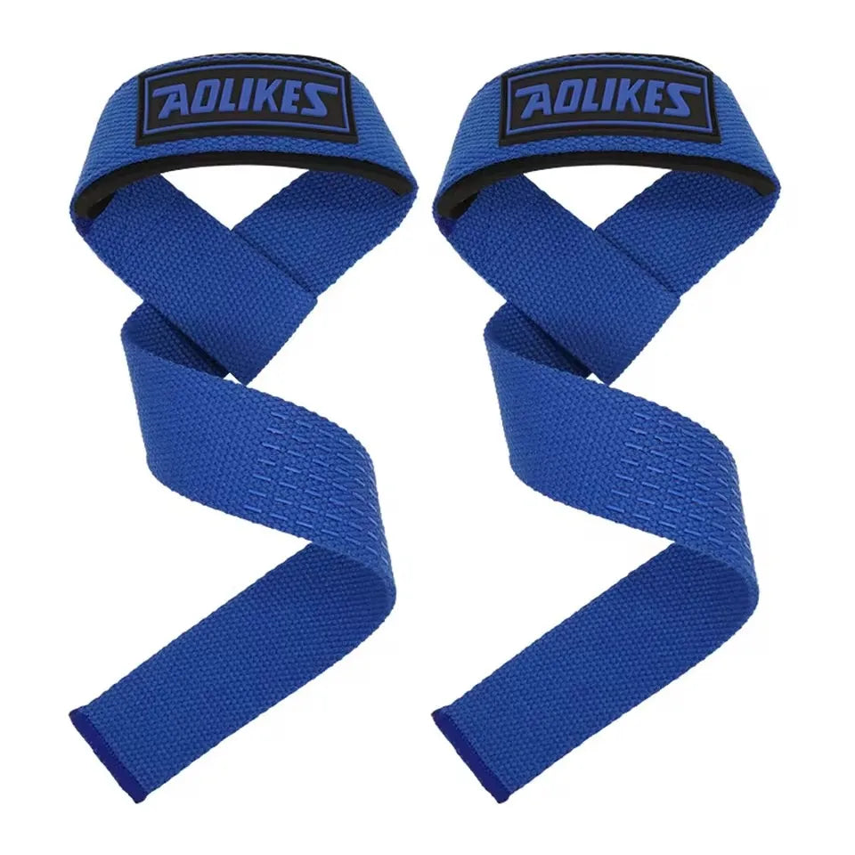 Weightlifting Wrist Straps Strength Training Adjustable Non-Slip Gym Fitness Lifting Strap Wrist Support Grip Band