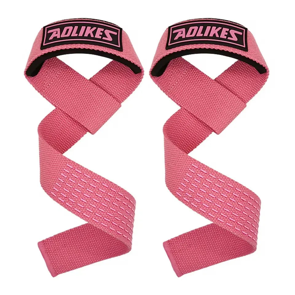 Weightlifting Wrist Straps Strength Training Adjustable Non-Slip Gym Fitness Lifting Strap Wrist Support Grip Band