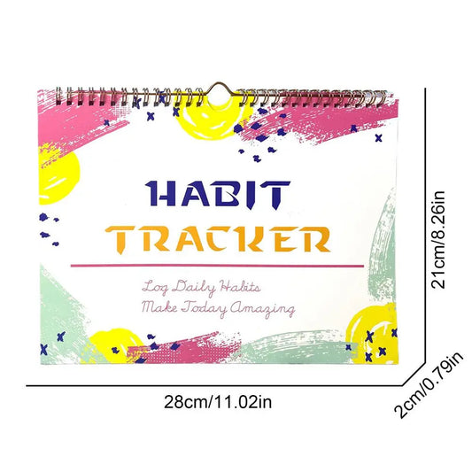 Motivational Habit Tracker Journal Weekly Chore Chart for Adults Undated Habit Tracker Planner for Health Fitness & Finance